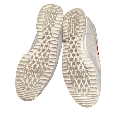 Tretorn womens red and navy Rawlings Sneakers, size 9 - Picture 7 of 8